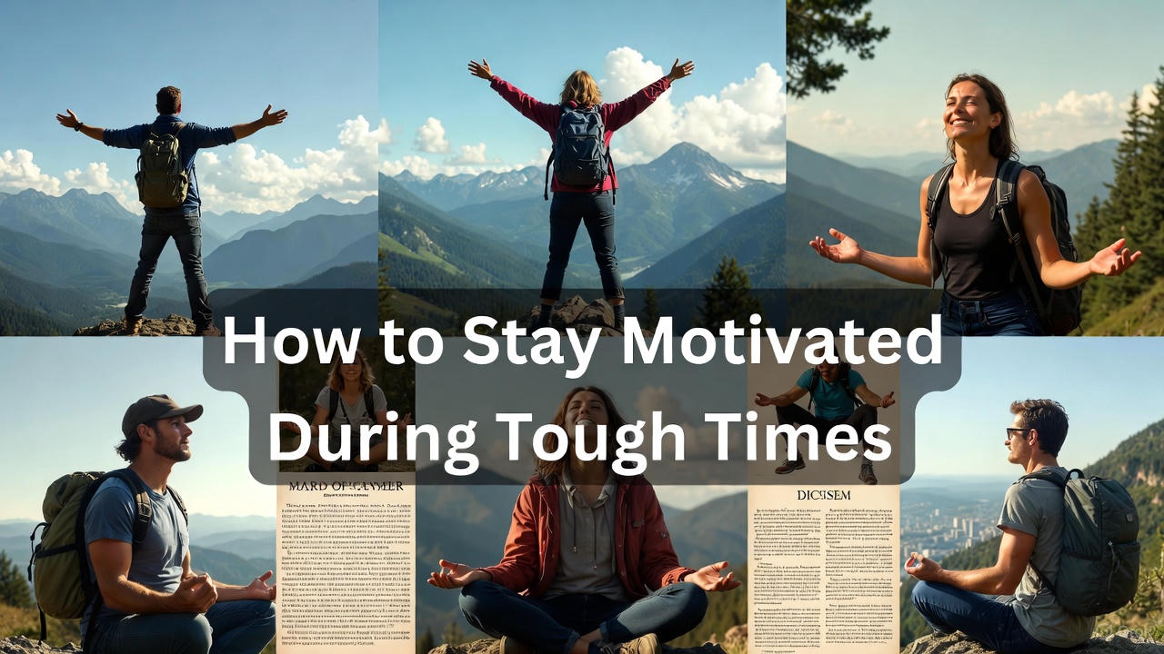 How to Stay Motivated During Tough Times