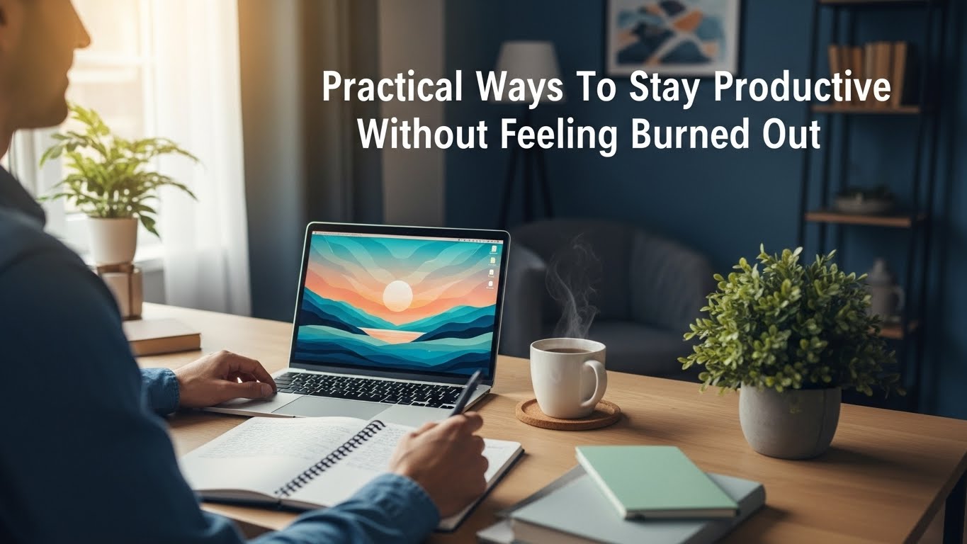 Practical Ways To Stay Productive Without Feeling Burned