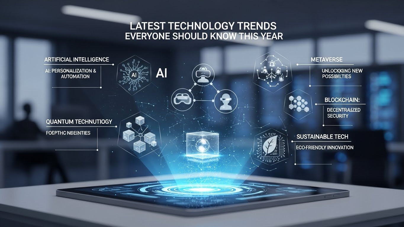 Latest Technology Trends Everyone Should Know This Year