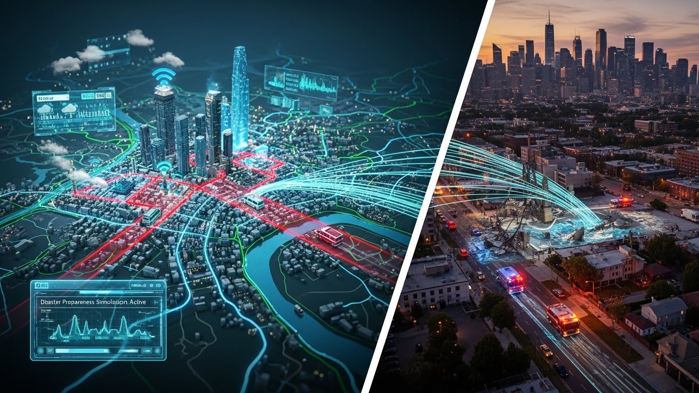 How Digital Twin Cities Are Improving Urban Disaster Preparedness
