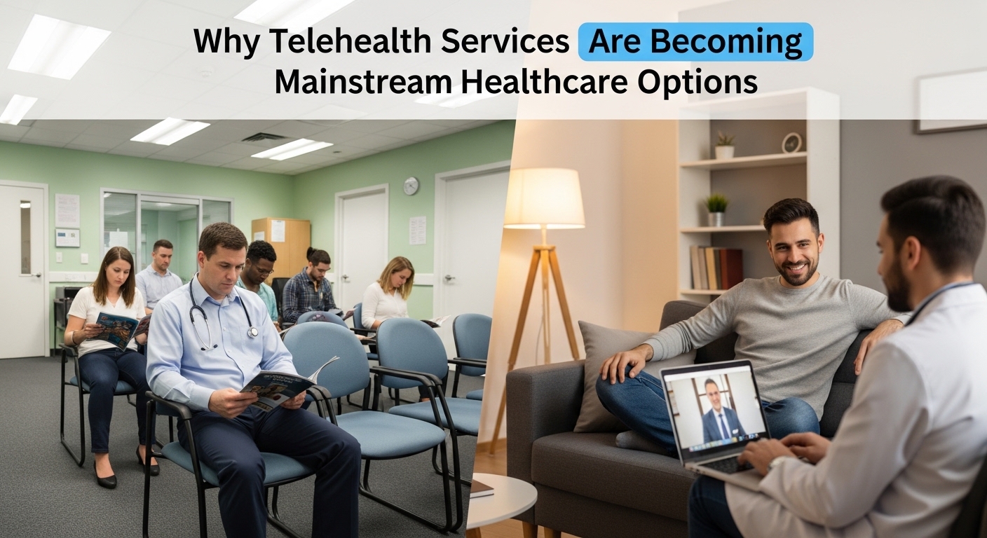 Why Telehealth Services Are Becoming Mainstream Healthcare Options