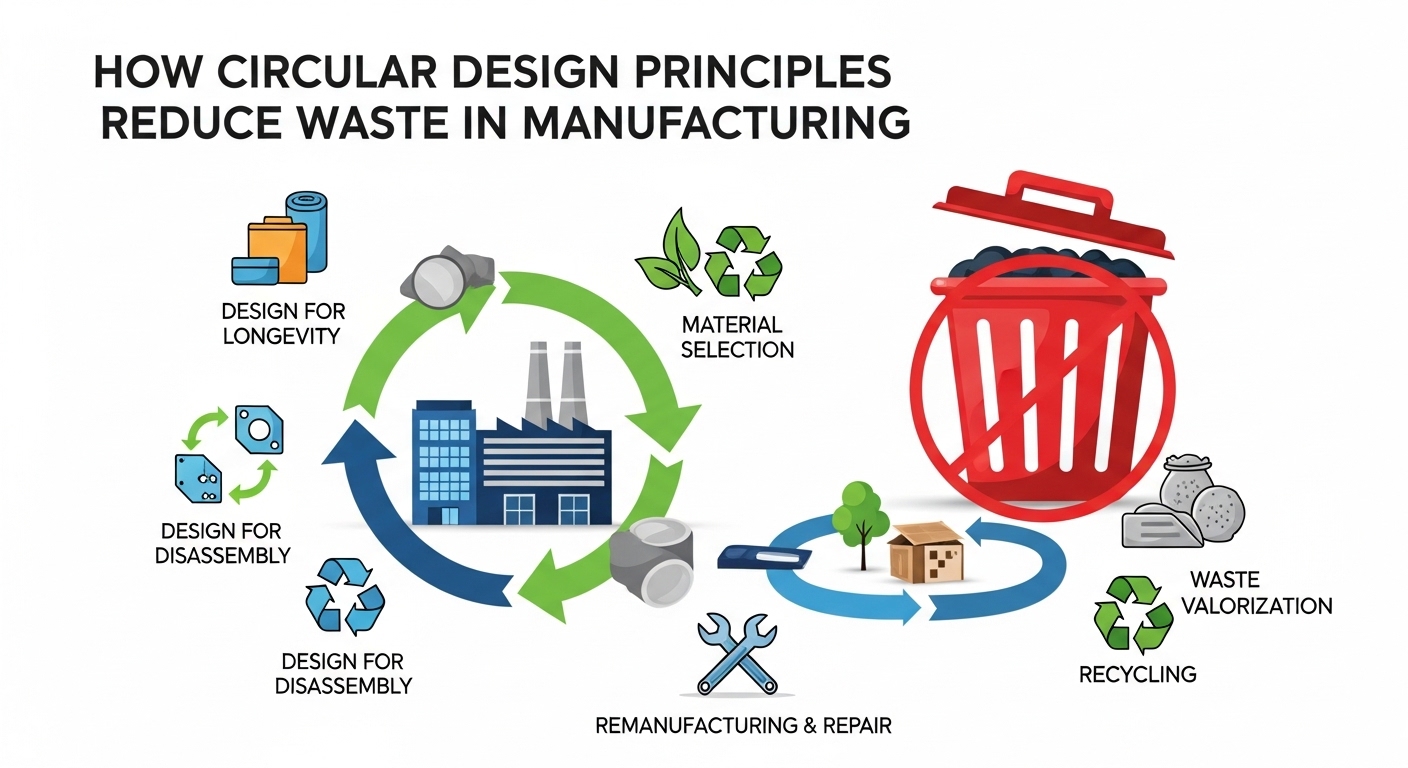 How Circular Design Principles Reduce Waste in Manufacturing
