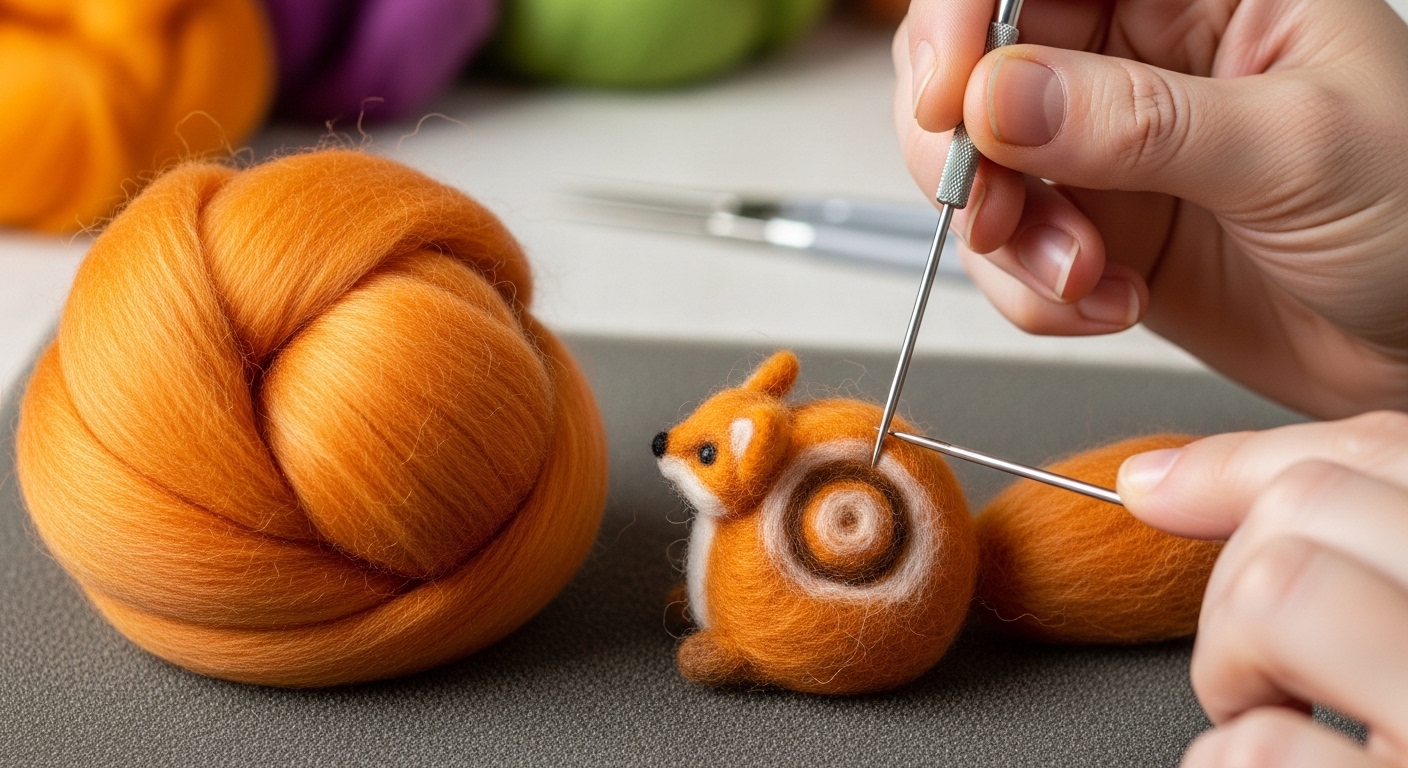 How Needle Felting Turns Wool into Detailed Artistic Creations