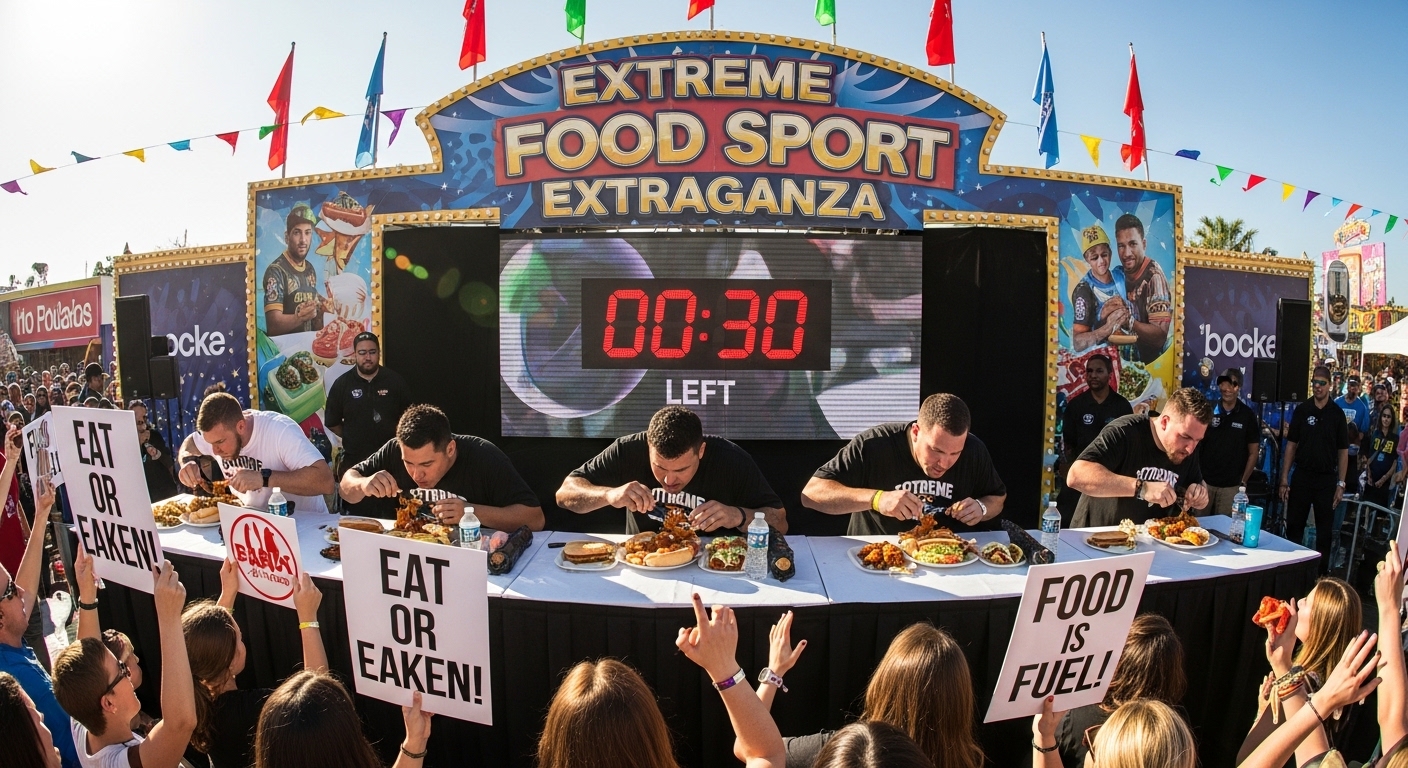 Why Competitive Eating Is Popular Extreme Food Sport