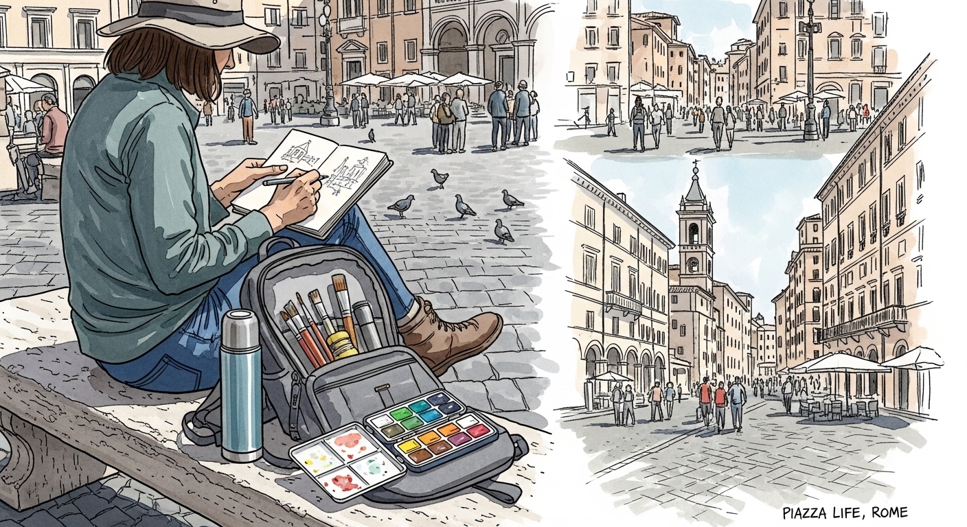 Why Urban Sketching Is Popular Among Travel Artists Today