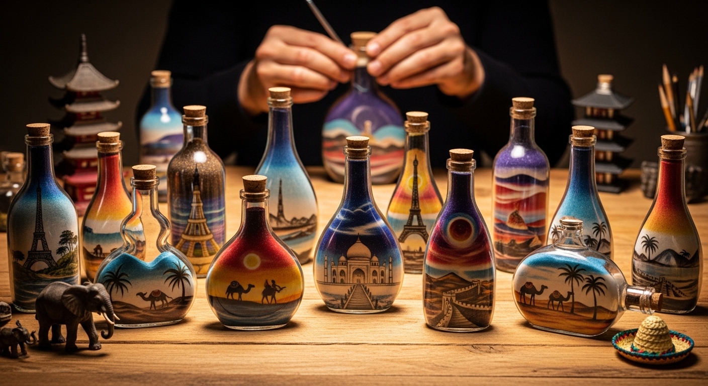 Why Sand Bottle Art Is Popular Decorative Craft Worldwide