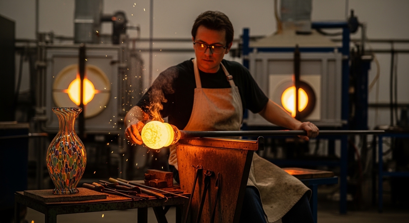 How Glass Blowing Art Creates Unique Handmade Creations