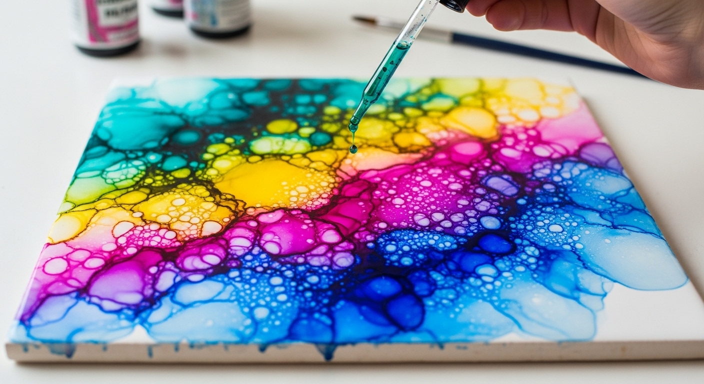 How Alcohol Ink Art Creates Vibrant Abstract Designs Easily