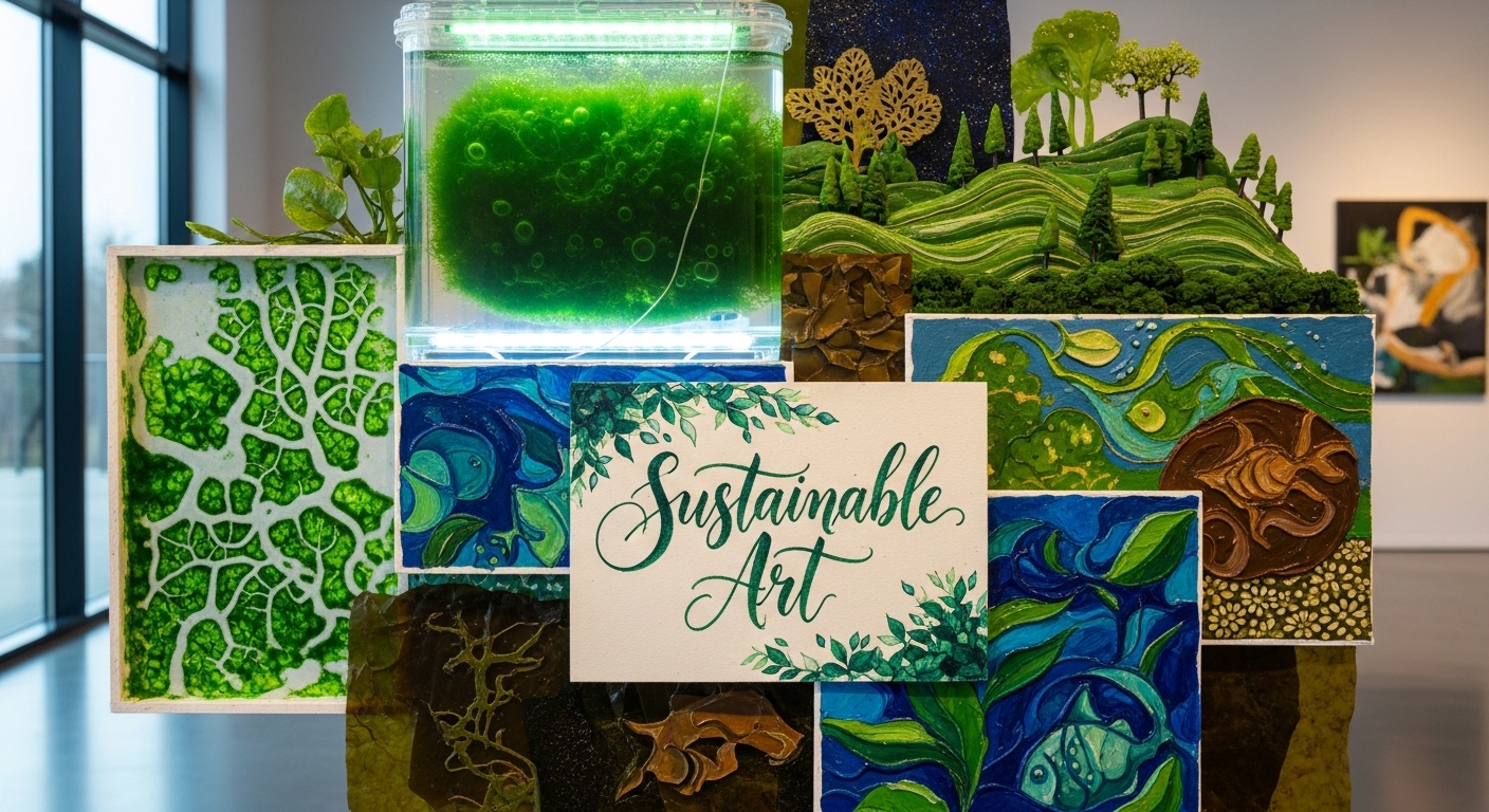 Why Algae Art Is Emerging as Sustainable Creative Medium
