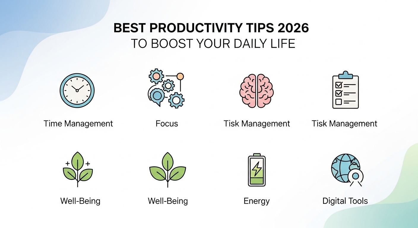 Best Productivity Tips 2026 to Boost Your Daily Life